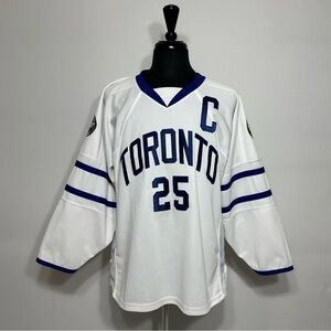 Toronto Furies CWHL Hockey Jersey Tessa Bonhomme #25 Authentic Sewn Sz. L Canada